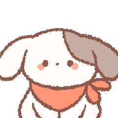 [LINEスタンプ] うごく！ゆるいぬコッペくんスタンプ 
