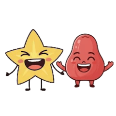 [LINEスタンプ] スターフルーツとレンブの物語