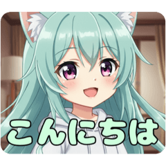 [LINEスタンプ] パーカーみなみちゃんスタンプ