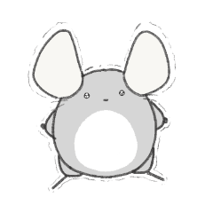 [LINEスタンプ] まるっとチンチラ①(バイオレット)