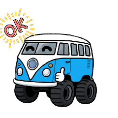 [LINEスタンプ] しゃべる！バスオフローダー