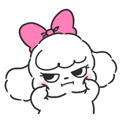 [LINEスタンプ] もこみちゃん 文字なし