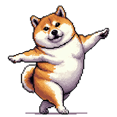 [LINEスタンプ] 鹿児島弁の太っちょ柴犬