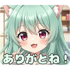 [LINEスタンプ] パーカーピース精霊みなみちゃん