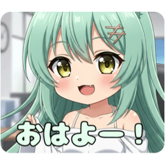 [LINEスタンプ] あなたを応援したい精霊みなみちゃん