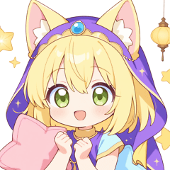 [LINEスタンプ] アラビアンナイトと猫の女の子スタンプ