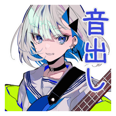 [LINEスタンプ] パンクセーラー女子★集合連絡