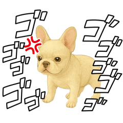 [LINEスタンプ] 『フレンチブルドッグ』のスタンプ③
