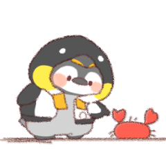 [LINEスタンプ] 【夏】ペンギン！パーカー動物
