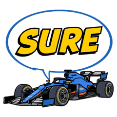 [LINEスタンプ] スピーディートーク！レーシングスタンプ