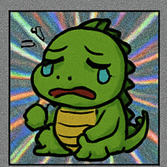 [LINEスタンプ] 魔眼イグアナ戦記@SFW