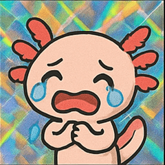 [LINEスタンプ] 覚醒ウーパールーパー軍団爆誕@SFW