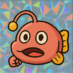 [LINEスタンプ] 深海のアンコウ伝説爆発@SFW