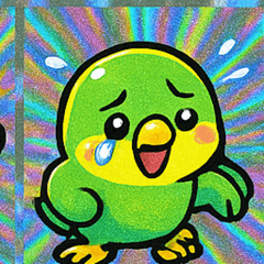 [LINEスタンプ] 爆音インコ伝説@SFW