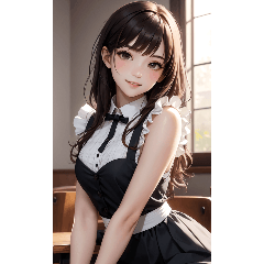 [LINEスタンプ] メイド写真