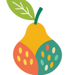 [LINEスタンプ] 北欧フルーツ＋メッセージ 