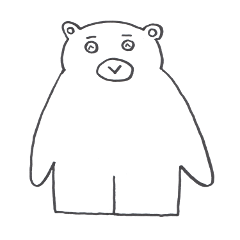 [LINEスタンプ] 癒しの熊さんだモン