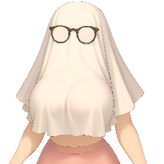 [LINEスタンプ] 幽霊を装う女の子