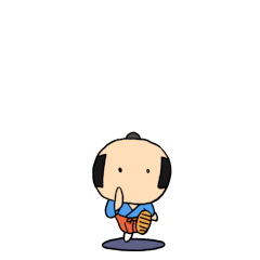[LINEスタンプ] 動く侍（さむらい）
