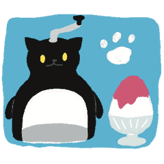 [LINEスタンプ] 黒猫 ゆる 