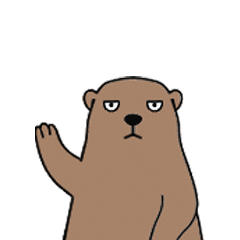 [LINEスタンプ] やる気のないマーモット2【言葉なし編】