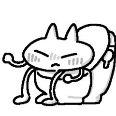 [LINEスタンプ] めめねこちゃん！