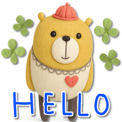 [LINEスタンプ] mottoの羊毛フェルトアニマル♡敬語