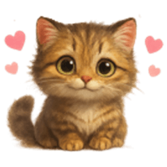 [LINEスタンプ] Wordless Cats44