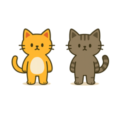 [LINEスタンプ] きらり＆トトの仲良しスタンプ
