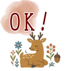 [LINEスタンプ] 北欧風ほっこり可愛い♡あいさつスタンプ 