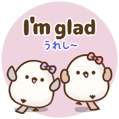 [LINEスタンプ] ❤️トリボンの思いやりスタンプ[ 英＆和 ]