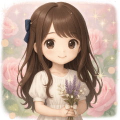 [LINEスタンプ] 【清楚系♡大人可愛い女の子】文字なし