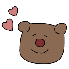 [LINEスタンプ] 結構使いやすい！？クマのスタンプ