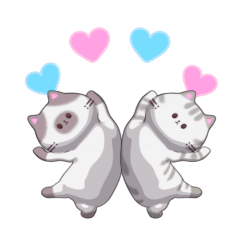 [LINEスタンプ] トトロンとポンチャ