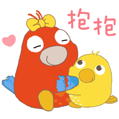 [LINEスタンプ] うっかり鳥たち 04 - 毎日おしゃべり