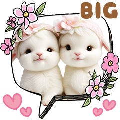 [LINEスタンプ] 可愛い子ヤギ 毎日使える 吹き出し BIG