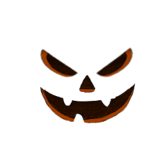 [LINEスタンプ] 顔だけジャック・オー・ランタンハロウィン
