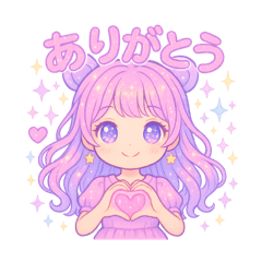 [LINEスタンプ] 日常で使える♡ゆめかわガール