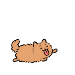 [LINEスタンプ] うごけ！ポンポコリンポンちゃん