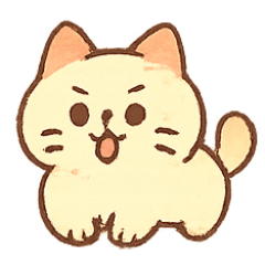[LINEスタンプ] まるまるにゃんこ かわいい日常
