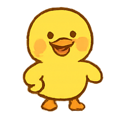[LINEスタンプ] にこにこアヒルちゃん