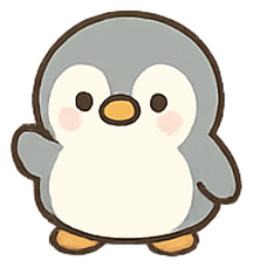 [LINEスタンプ] まるまるペンギン にっこり日常