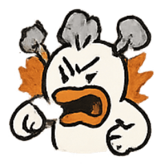 [LINEスタンプ] 暴躁ガチョウ2 激怒リターンズ