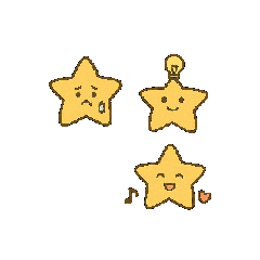 [LINEスタンプ] 星の子(ほしのこ) 動くスタンプ 16個 