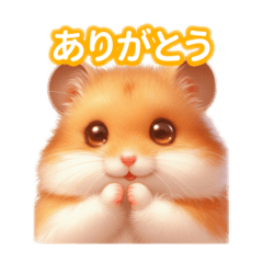 [LINEスタンプ] とにかくかわいい キンクマハムスター