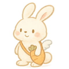 [LINEスタンプ] 毎日スタンプふわもこウサギ