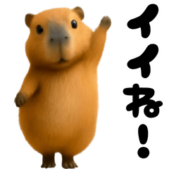 [LINEスタンプ] 踊る！カピパラ