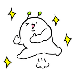 [LINEスタンプ] 家族へ連絡する宇宙人