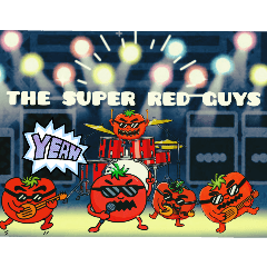 [LINEスタンプ] The super red guys