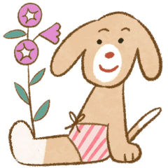 [LINEスタンプ] おぱんつビーグル 